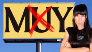 Stop using MUY for everything
