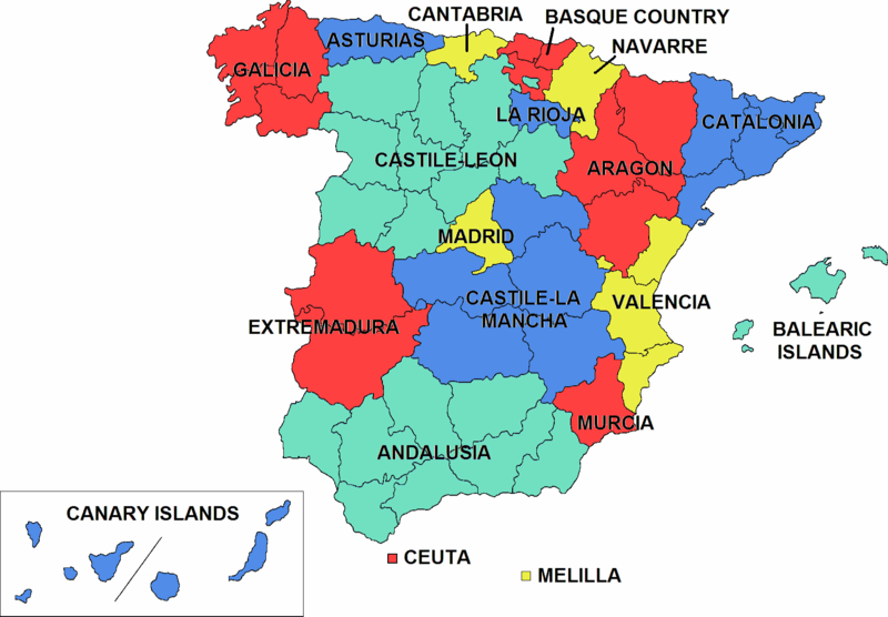 Spain Autonomous Communities