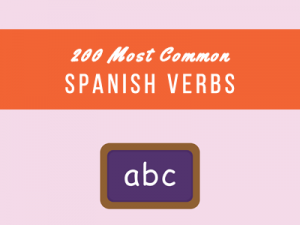 Common Spanish Verbs